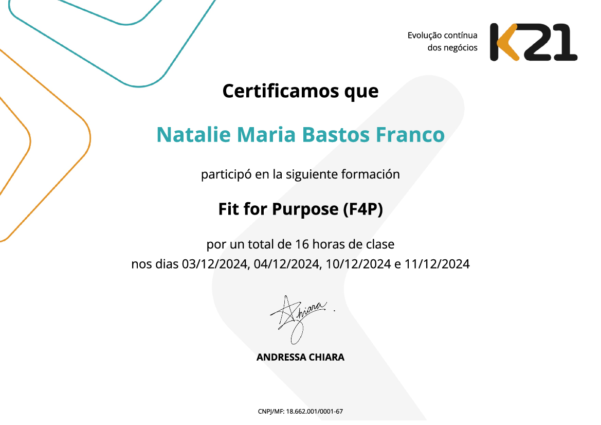 Certificado K21